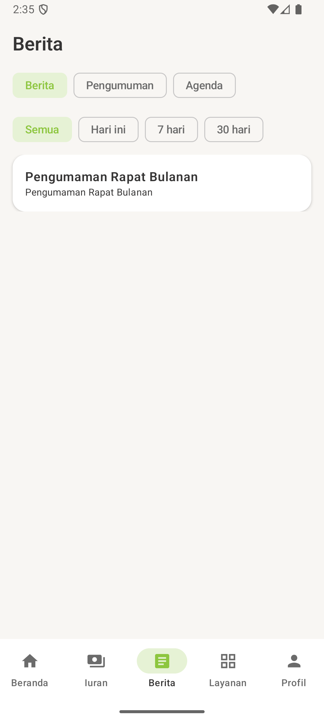 Agenda Android