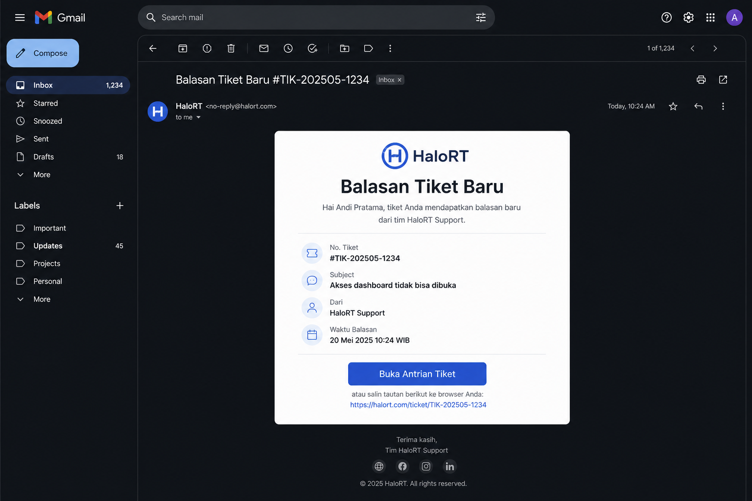Email branded
