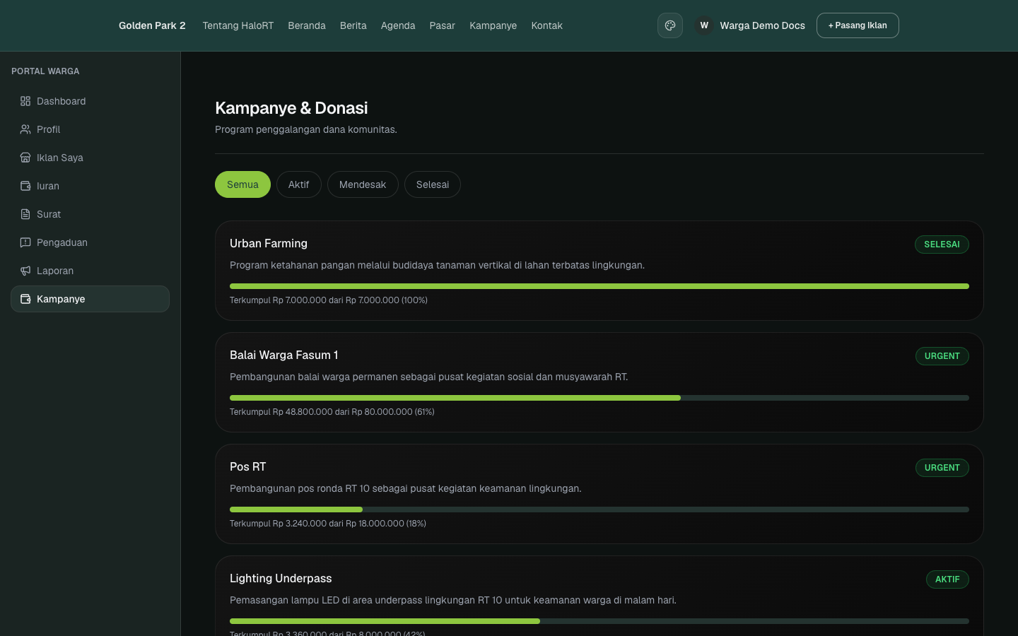 Kampanye warga web